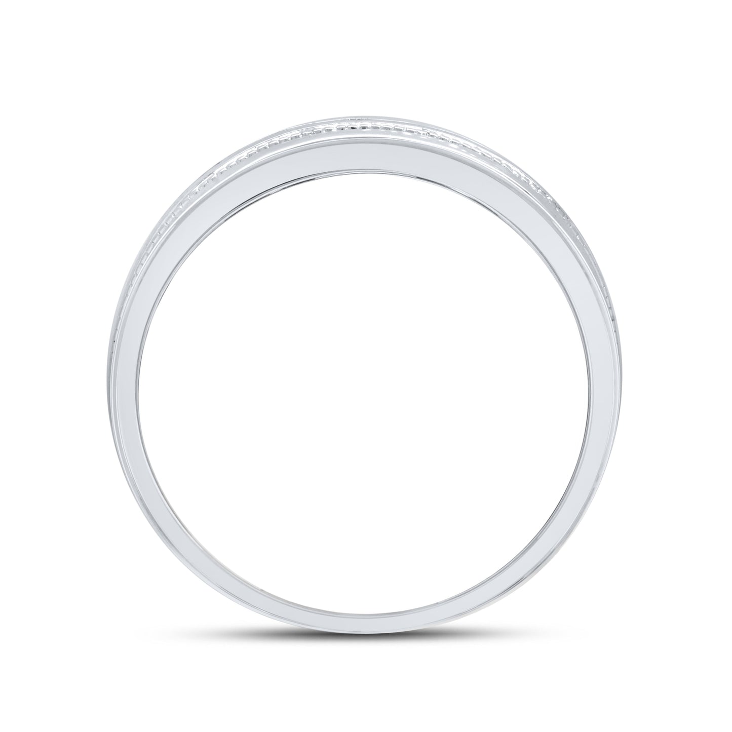 10kt White Gold 0.25 CTW Men’s Diamond Ring