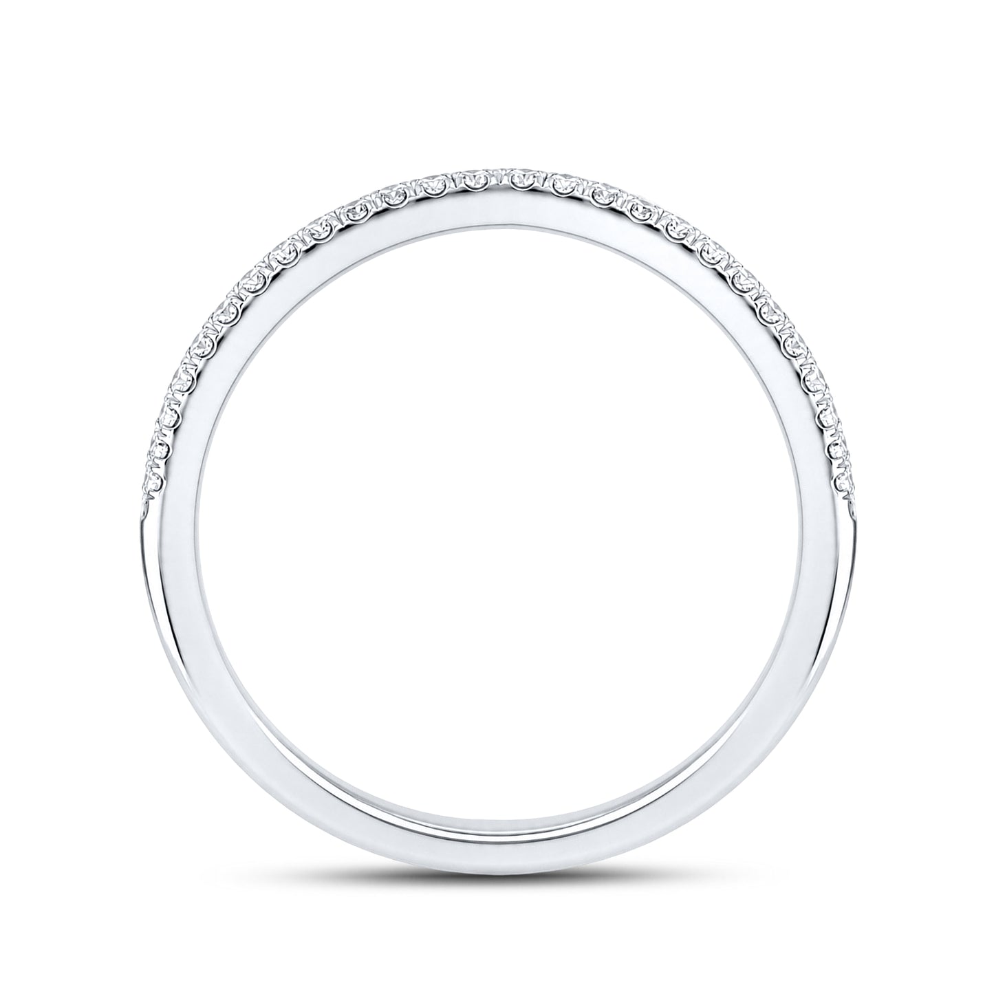 14kt White Gold 1 CTW Natural Diamond Bridal Ring