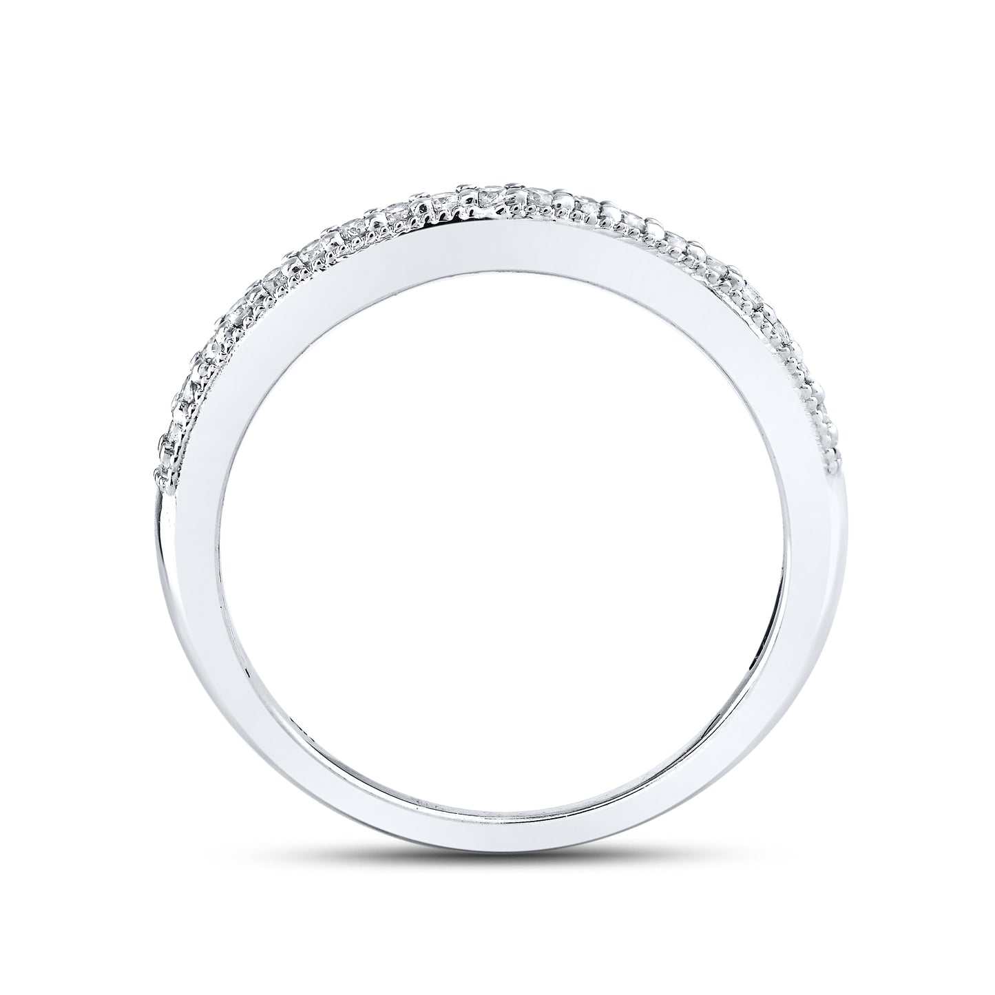 14kt White Gold 0.92 CTW Natural Diamond Bridal Ring
