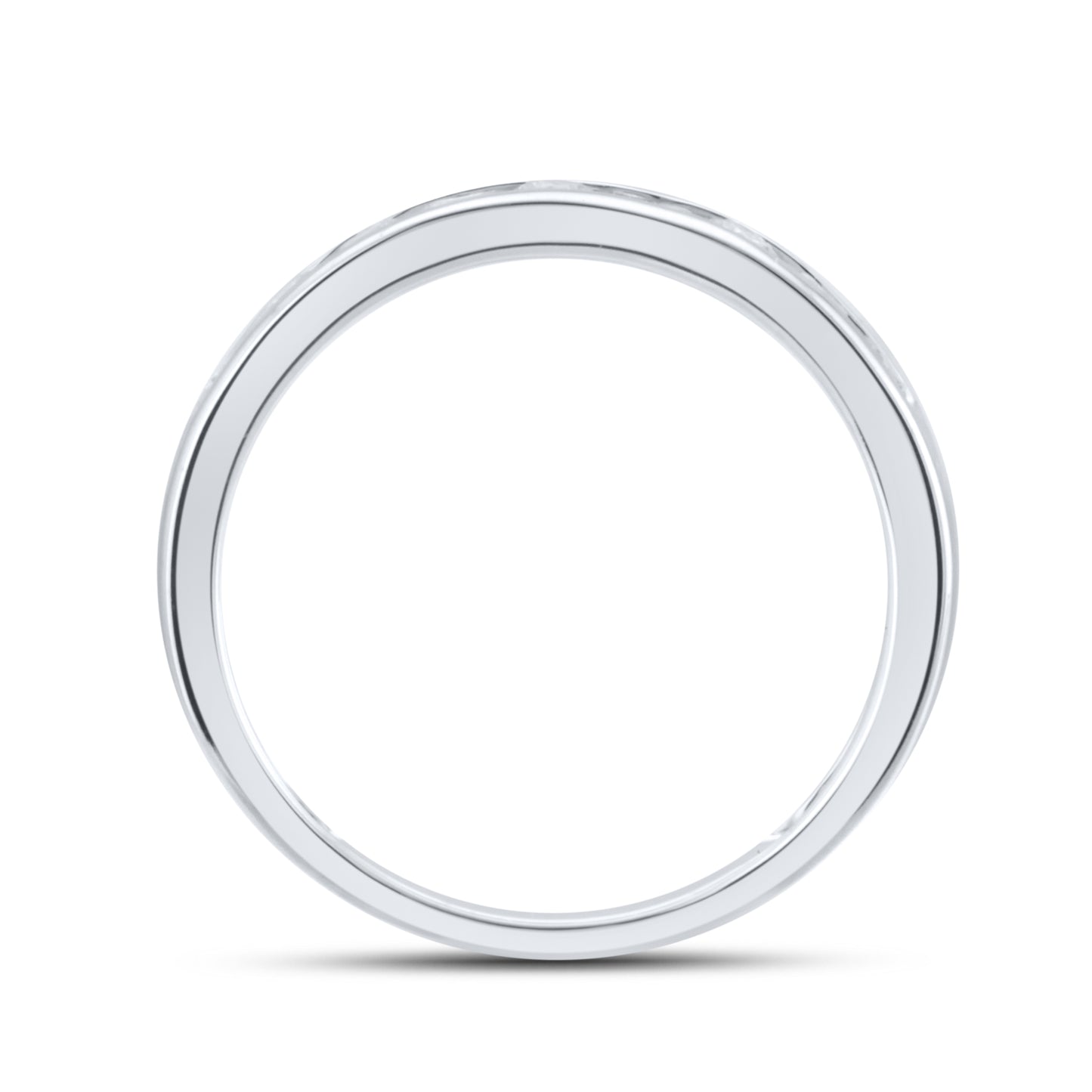 10kt White Gold 1/4 CTW Natural Diamond Band