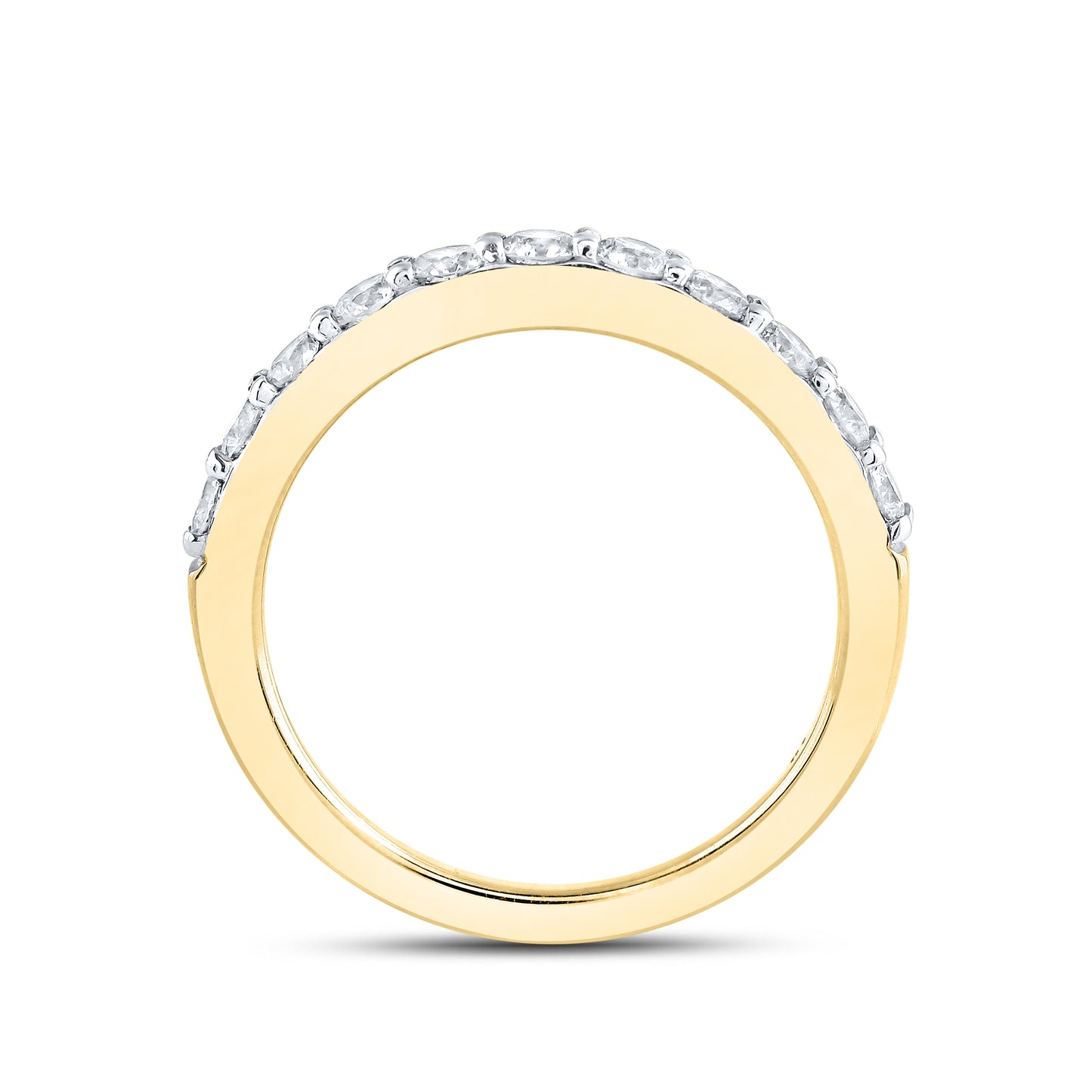 14kt Yellow Gold 0.75 CTW Natural Diamond Band