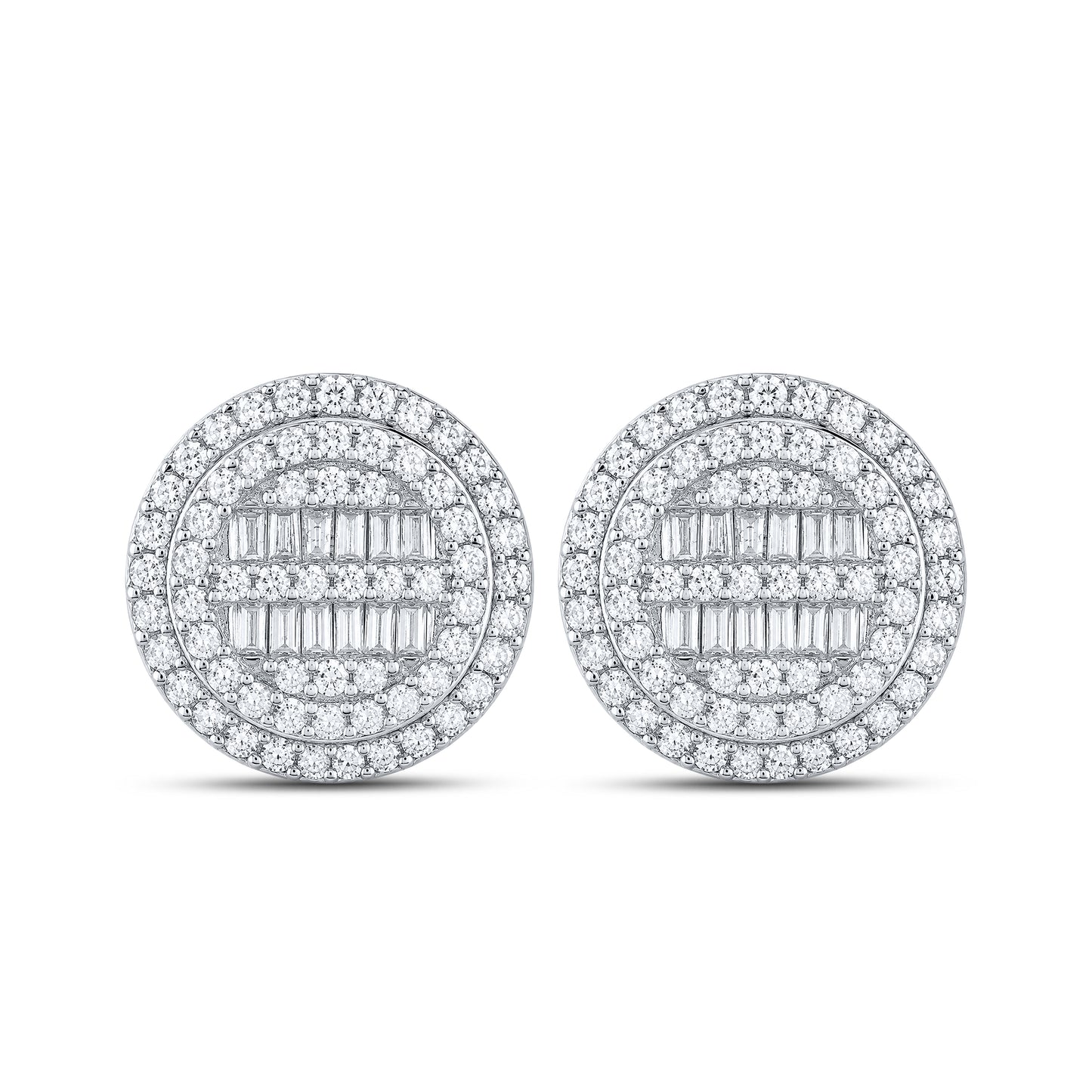 10kt Yellow Gold 0.75 CTW Natural Diamond Earrings