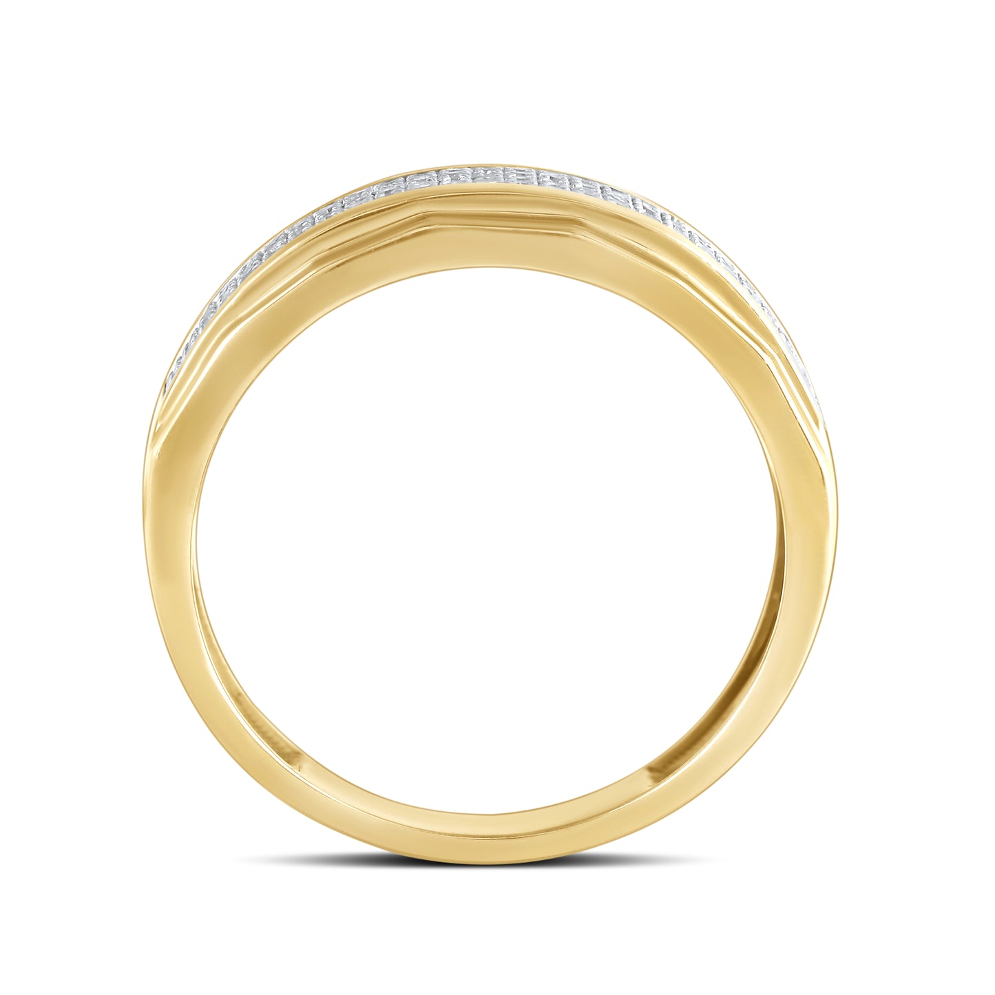 10kt Yellow Gold 0.35 CTW Men’s Diamond Ring