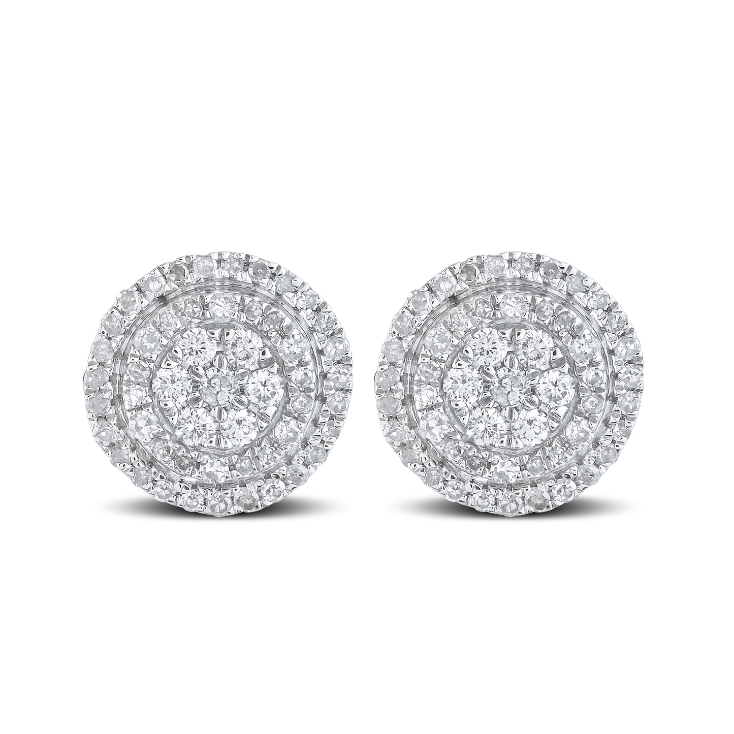 10kt Yellow Gold 0.51 CTW Diamond Earrings