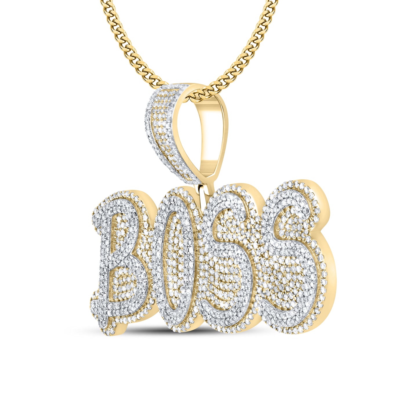10kt Yellow Gold 4.08 CTW Diamond Charm