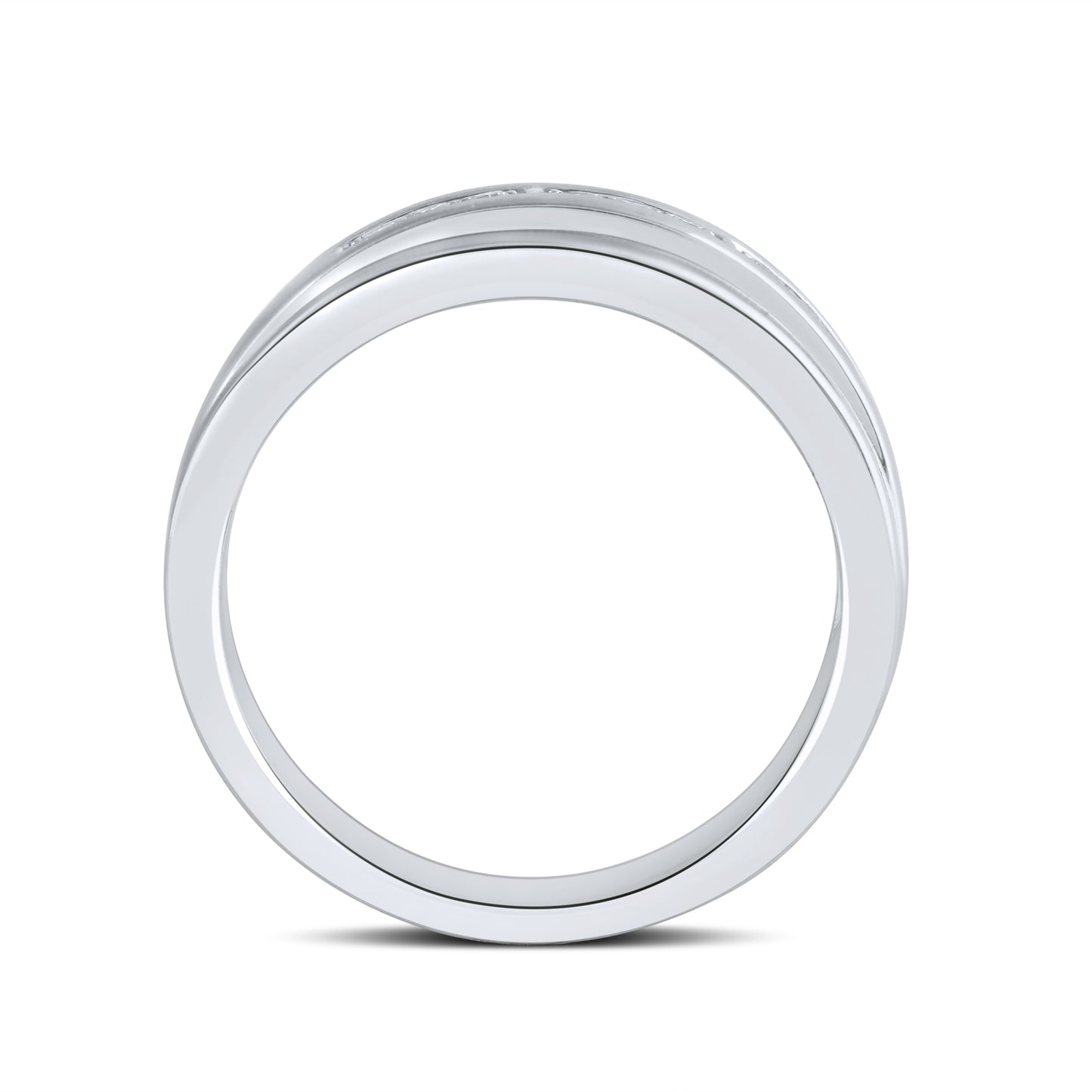 10kt White Gold 0.20 CTW Men’s Diamond Ring