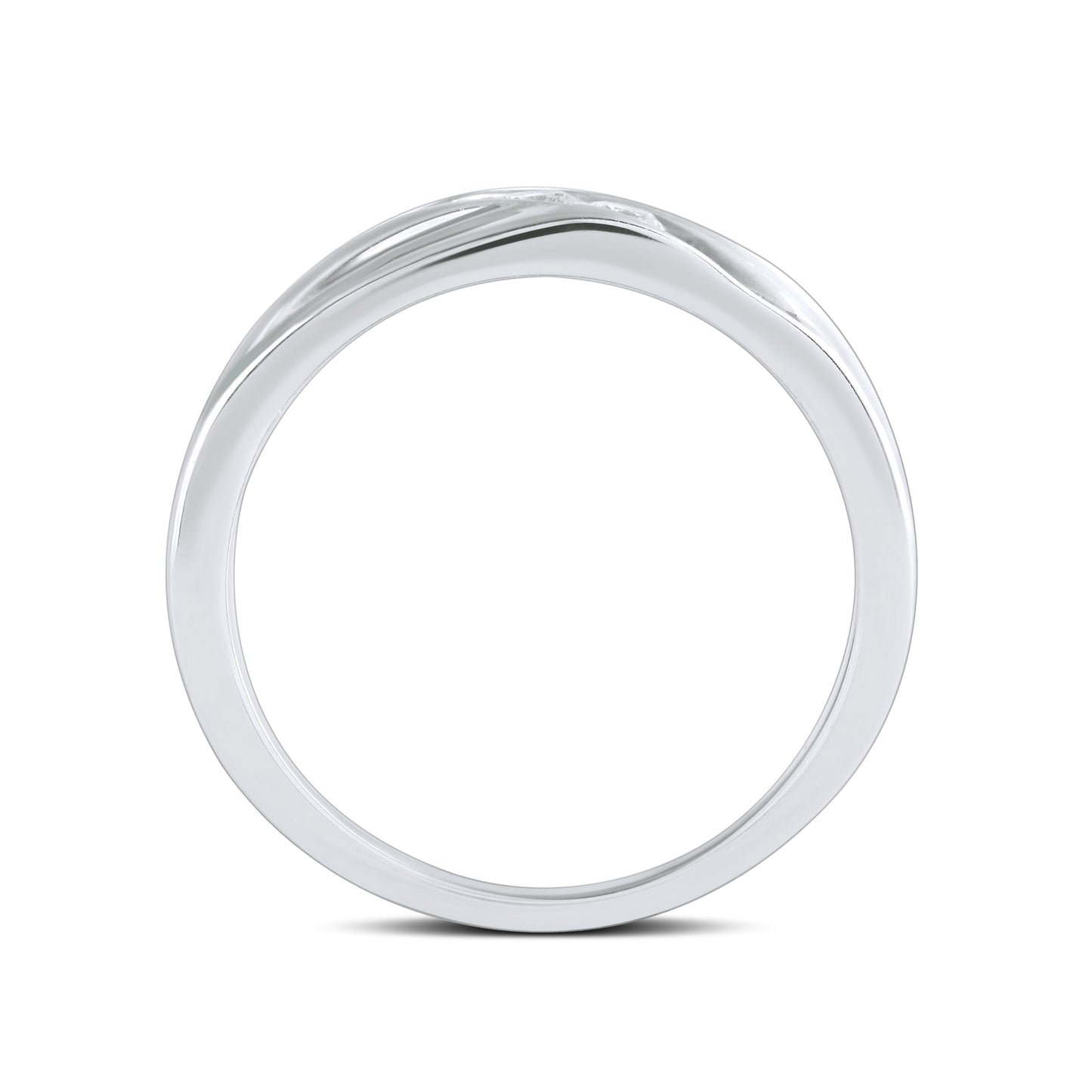 14kt White Gold 0.33 CTW Men’s Diamond Ring