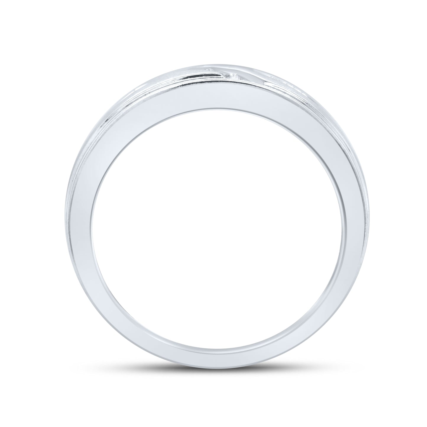 10kt White Gold 1/3 CTW Men’s Diamond Ring