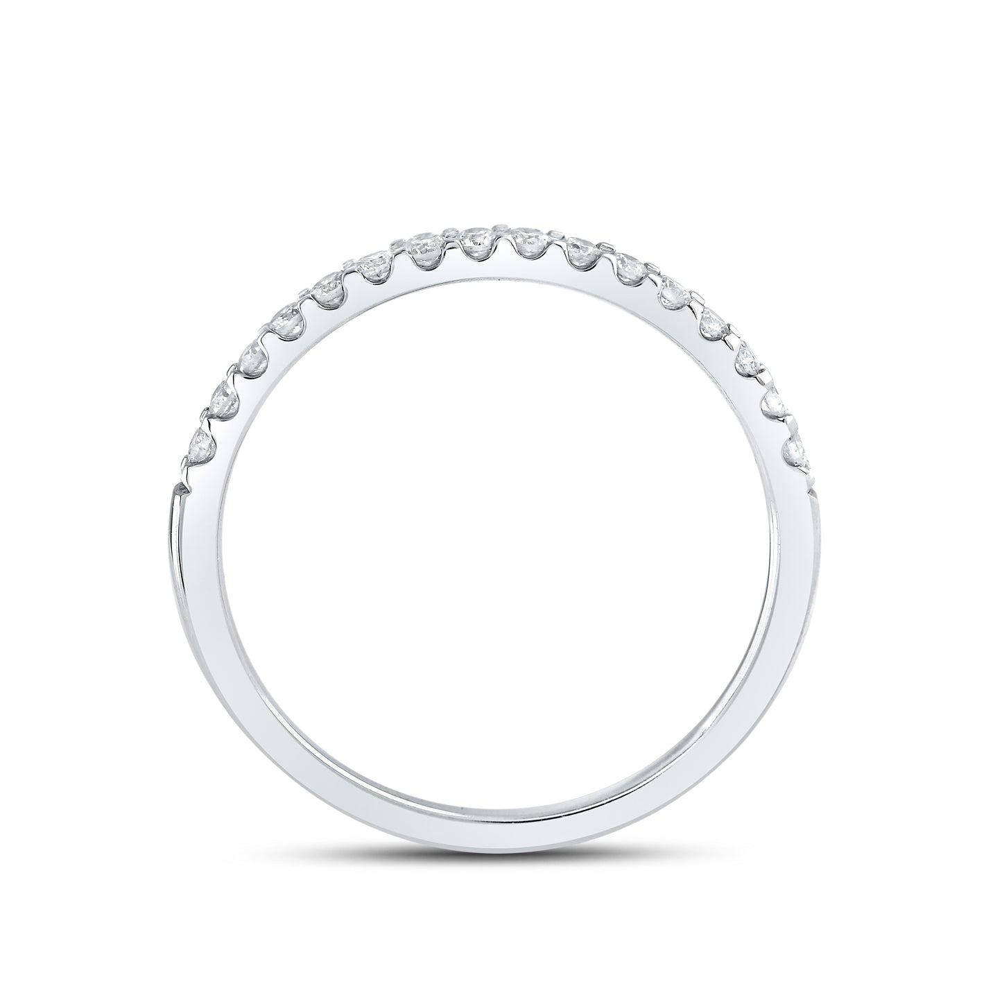 14kt White Gold 1 CTW Natural Diamond Bridal Ring