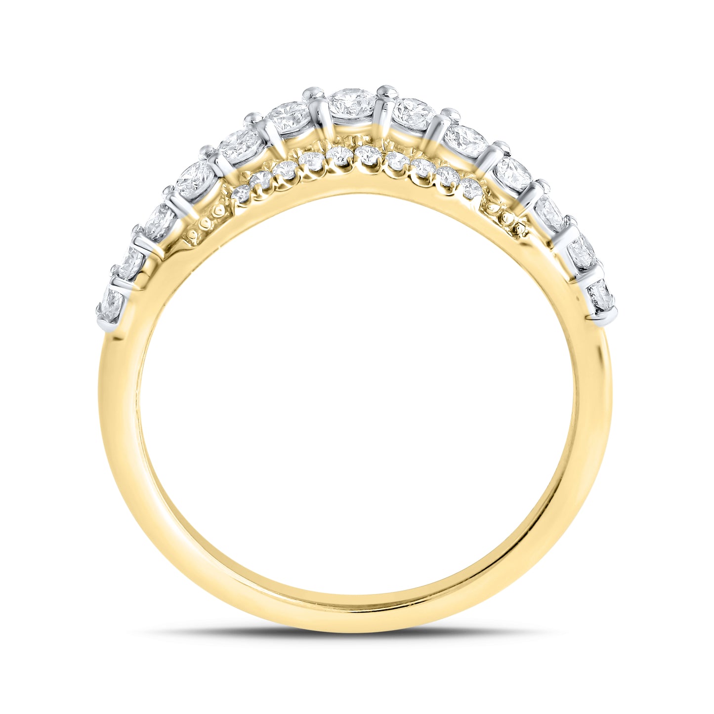 14kt Yellow Gold 0.50 CTW Natural Diamond Band