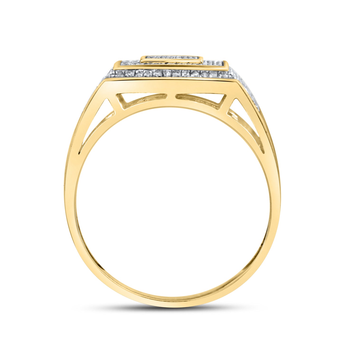 10kt Yellow Gold 0.60 CTW Men’s Diamond Ring