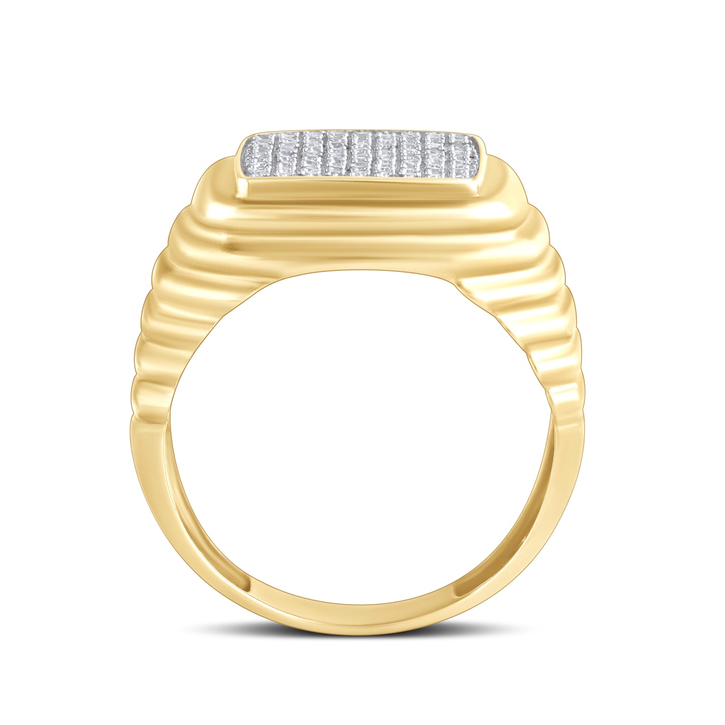10kt Yellow Gold 0.25 CTW Men’s Diamond Ring