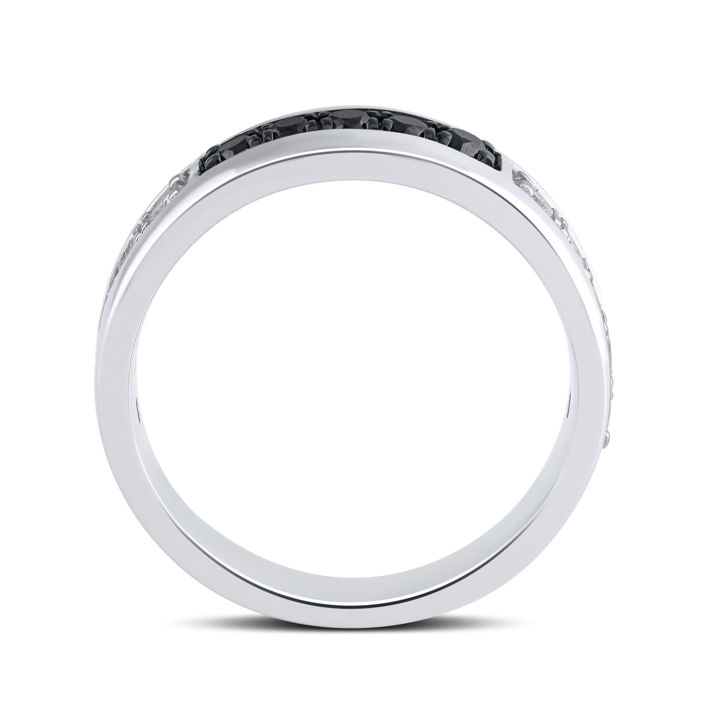 10kt White Gold 0.75 CTW Diamond Men’s Band