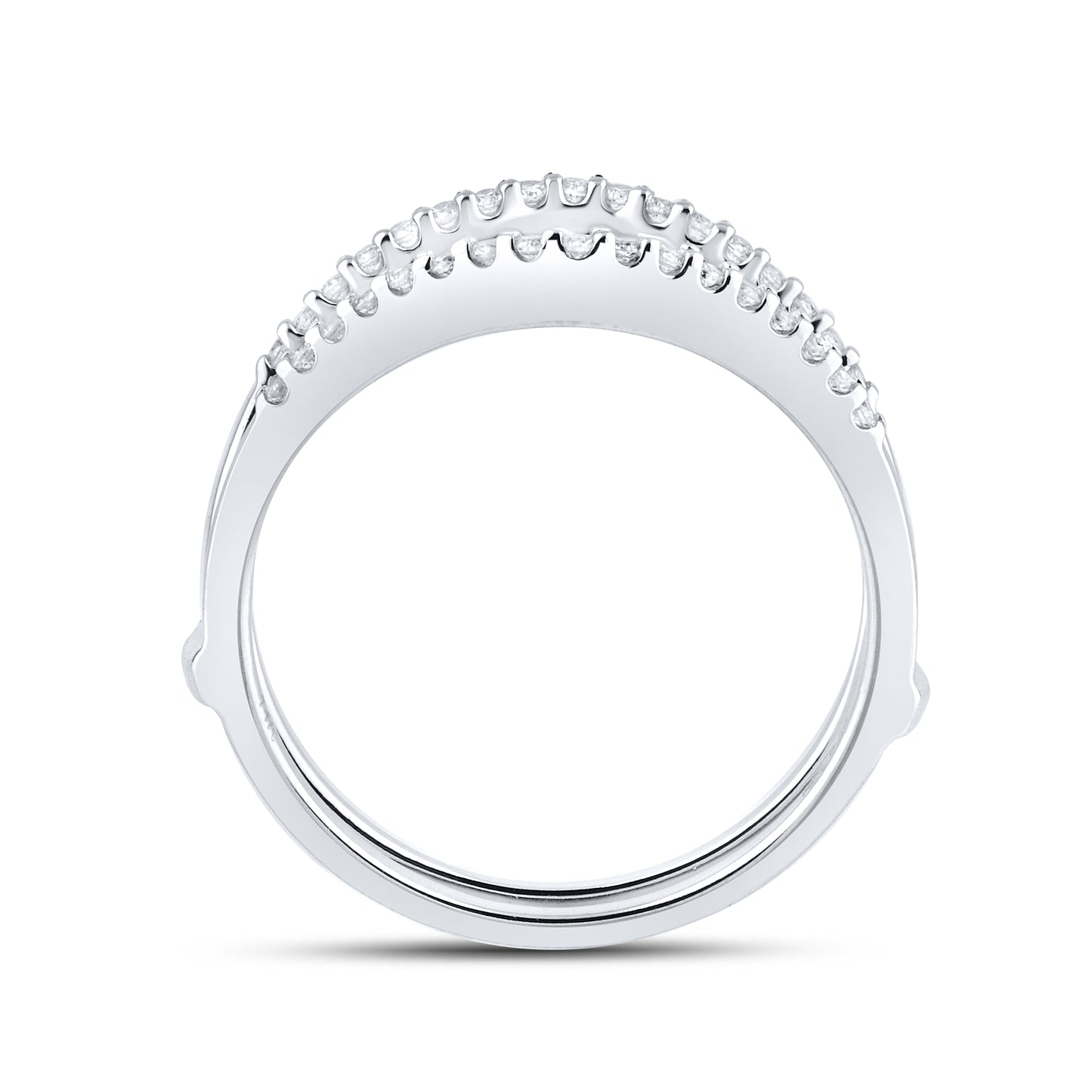 14kt White Gold 0.25 CTW Natural Diamond Enhancer