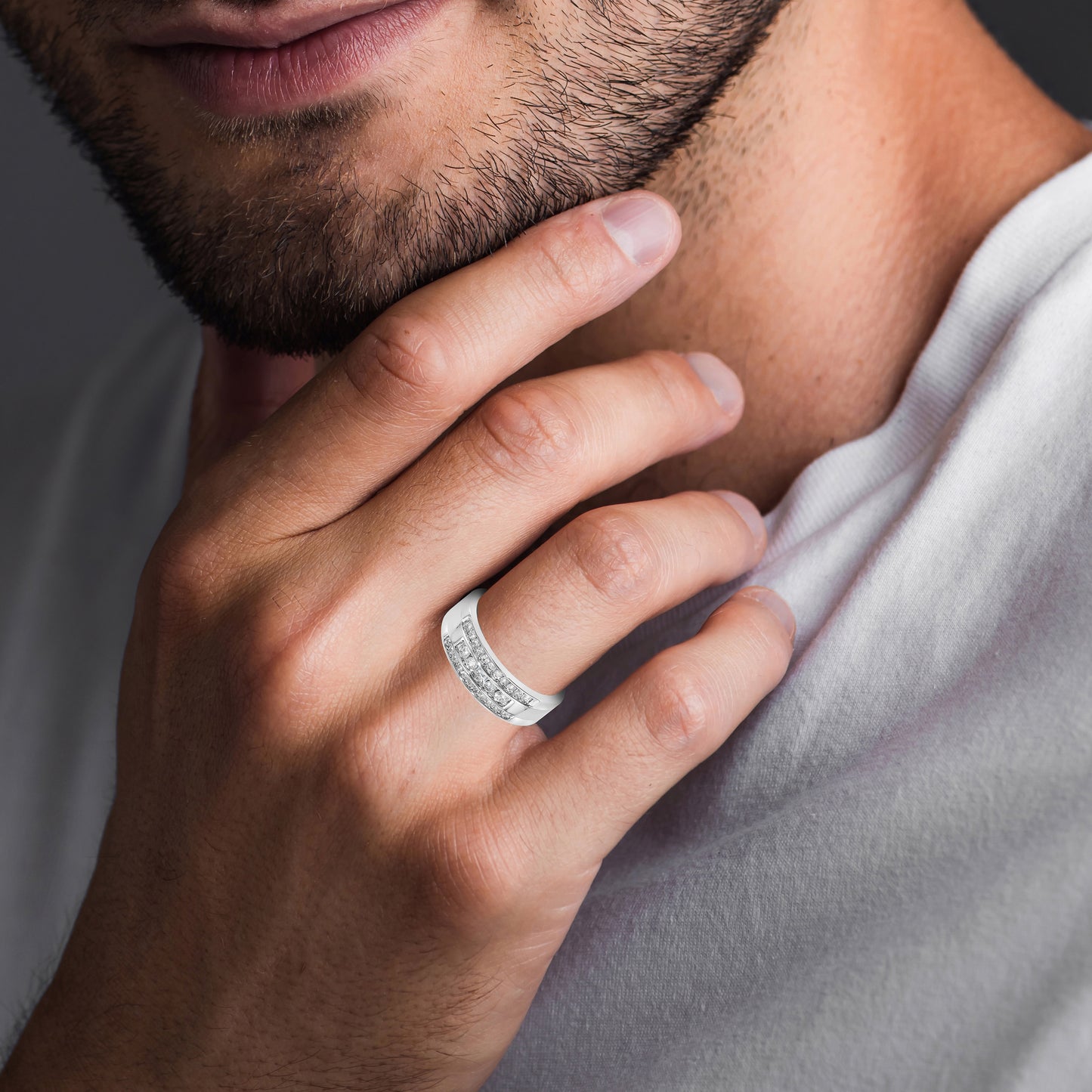 14kt Yellow Gold 0.58 CTW Men’s Diamond Ring