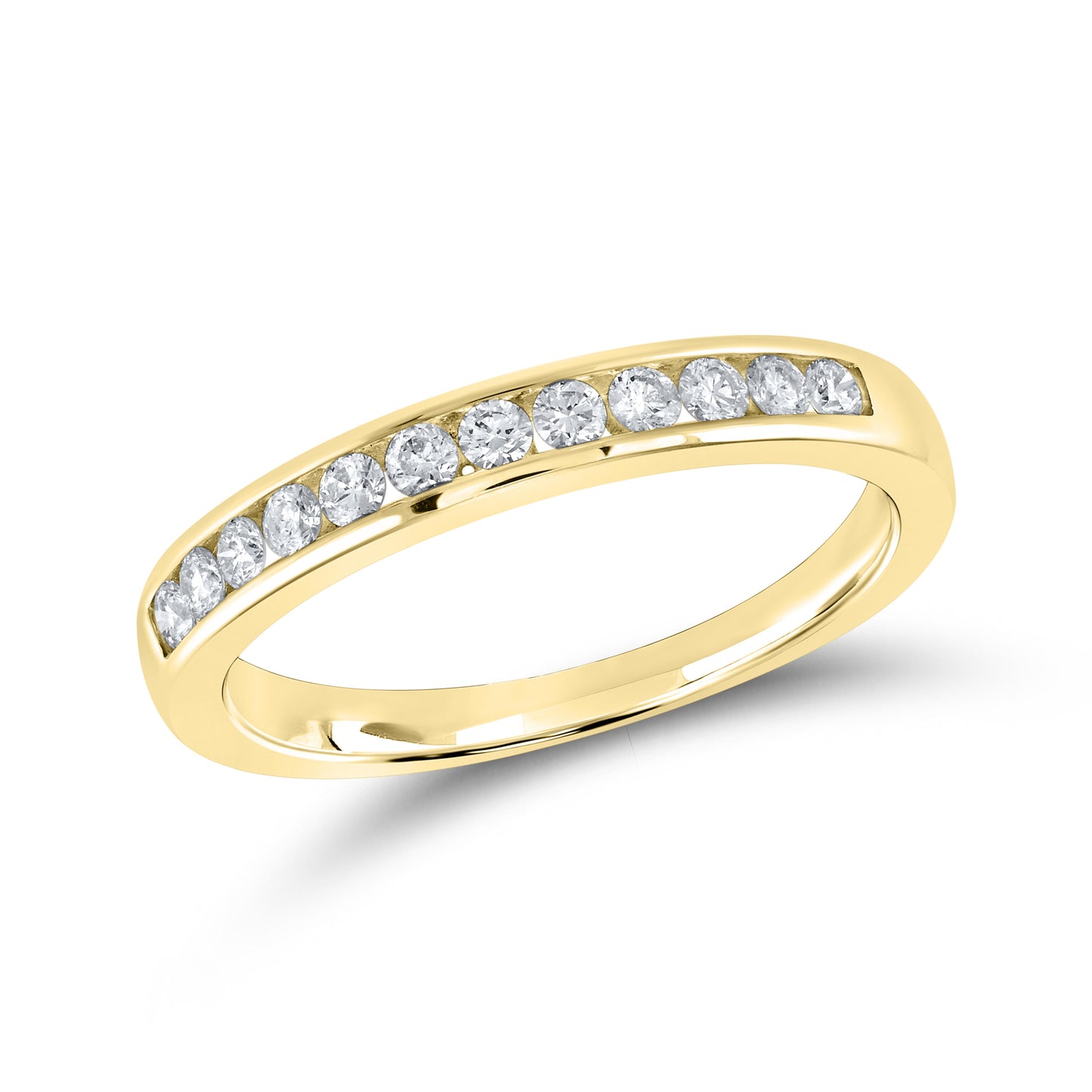 14k Yellow Gold 1.50 CTW Diamond bridal Ring Set