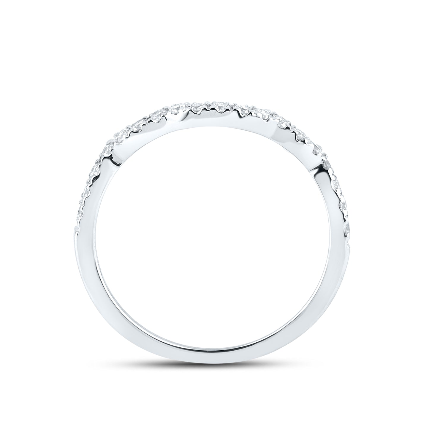 14kt White Gold 1.25 CTW Lab Diamond Bridal Engagement Ring Set