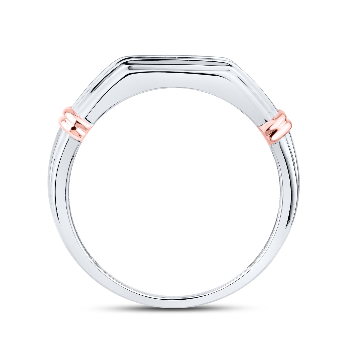 14kt White Gold 0.75 CTW Mens Lab Diamond Ring