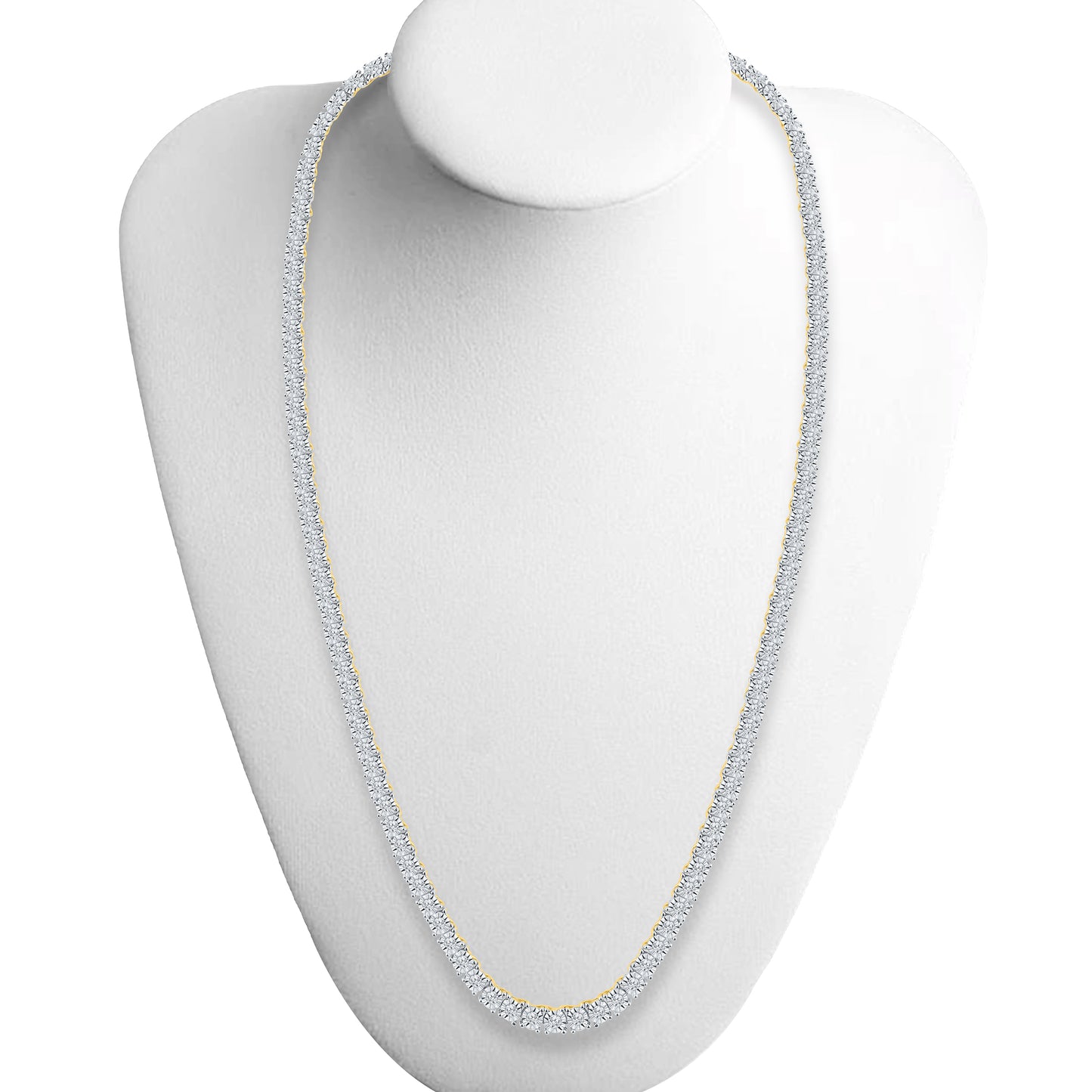 10kt yellow gold 1.40ctw Tennis Chain