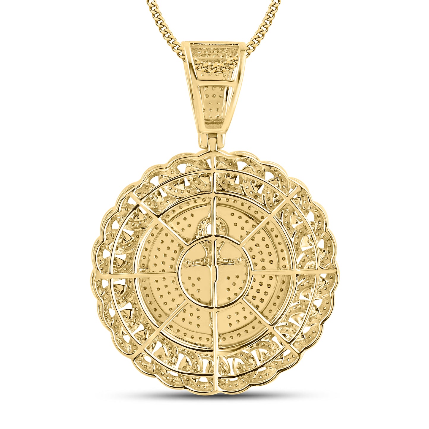 10kt yellow gold 1.34ctw Diamond Charm