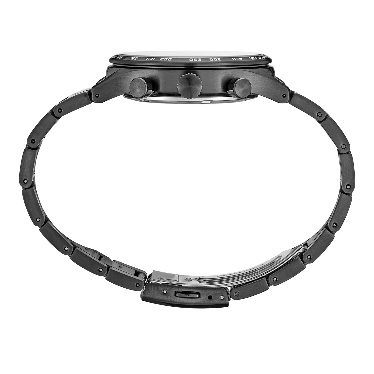 Seiko Chronograph Quartz Black Dial Men's Watch SSB415