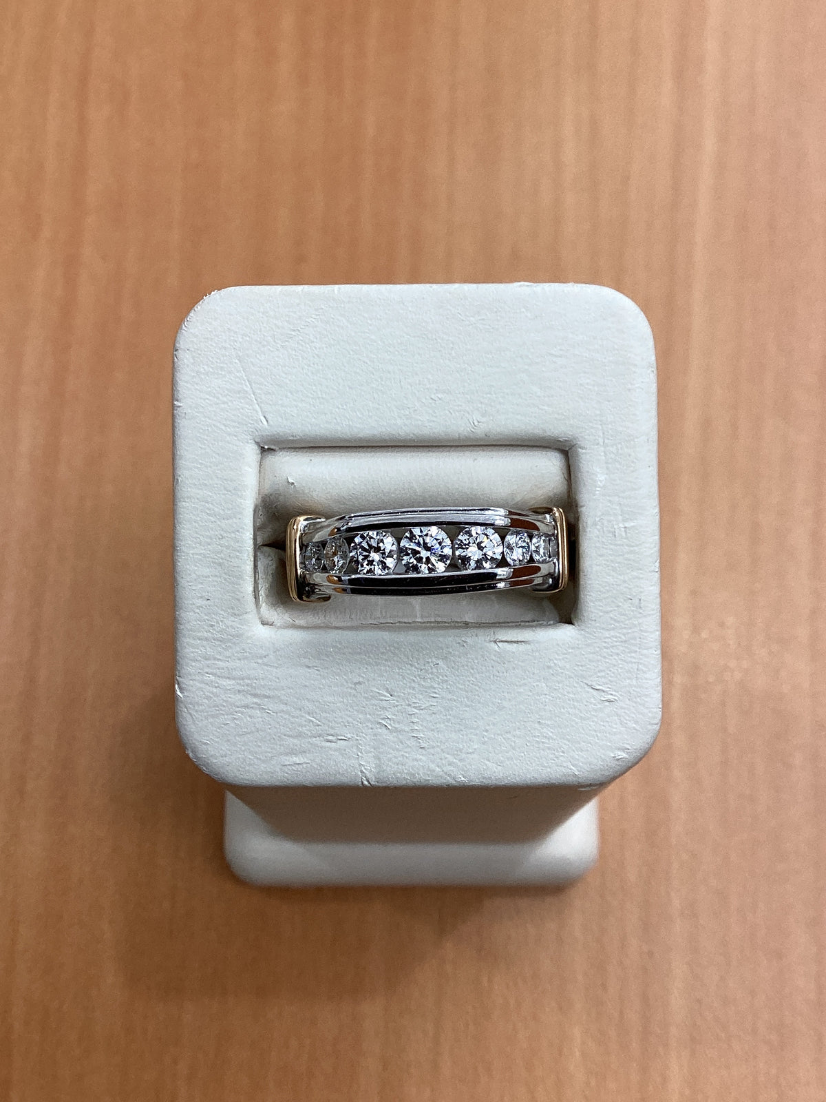 14kt White Gold 0.75 CTW Mens Lab Diamond Ring