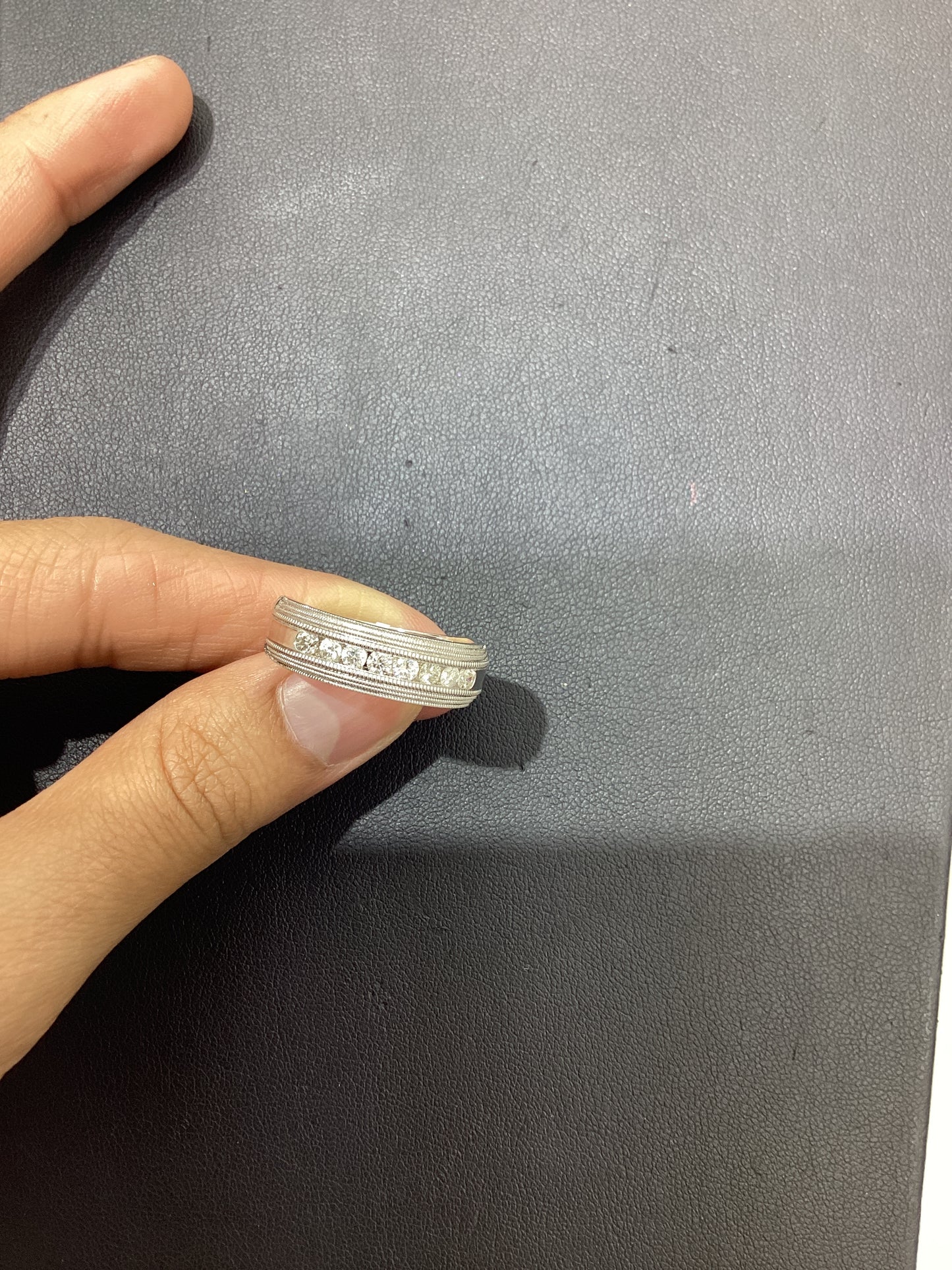 14kt White Gold 0.50 CTW Men’s Diamond Ring
