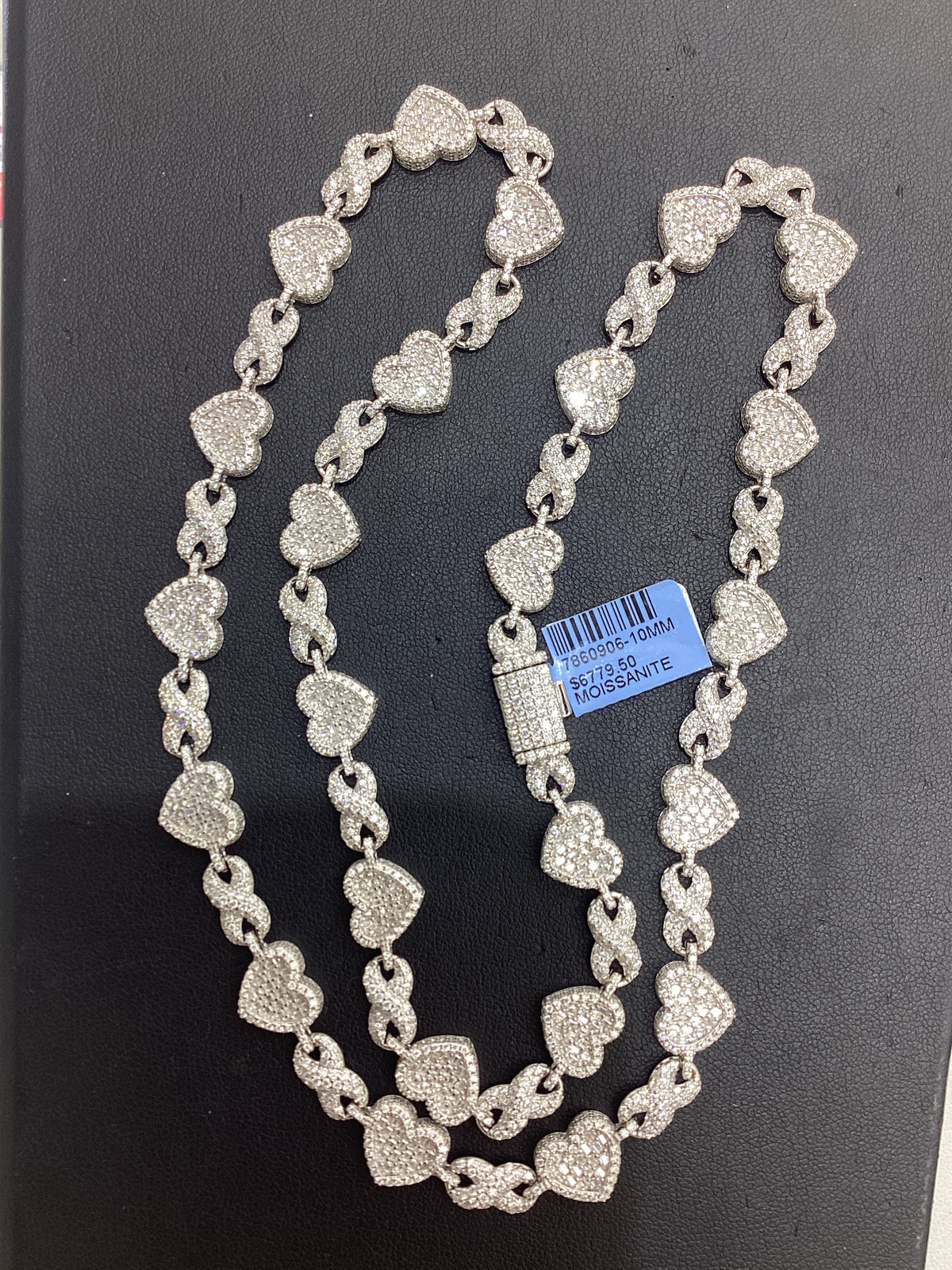 925 Heart Moissanite Necklace