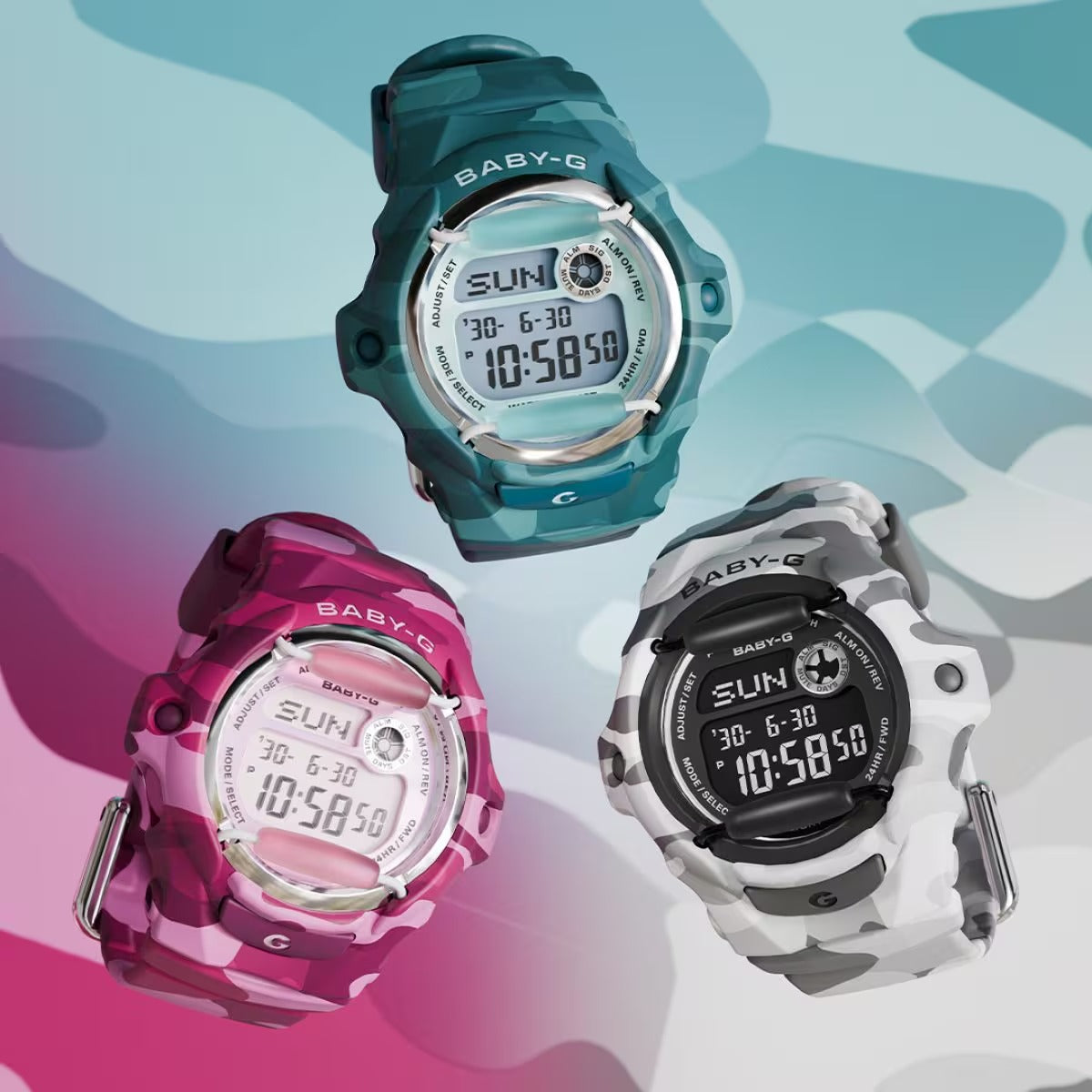 G-Shock BG-169CM-2ER Baby-G Camouflage Watch