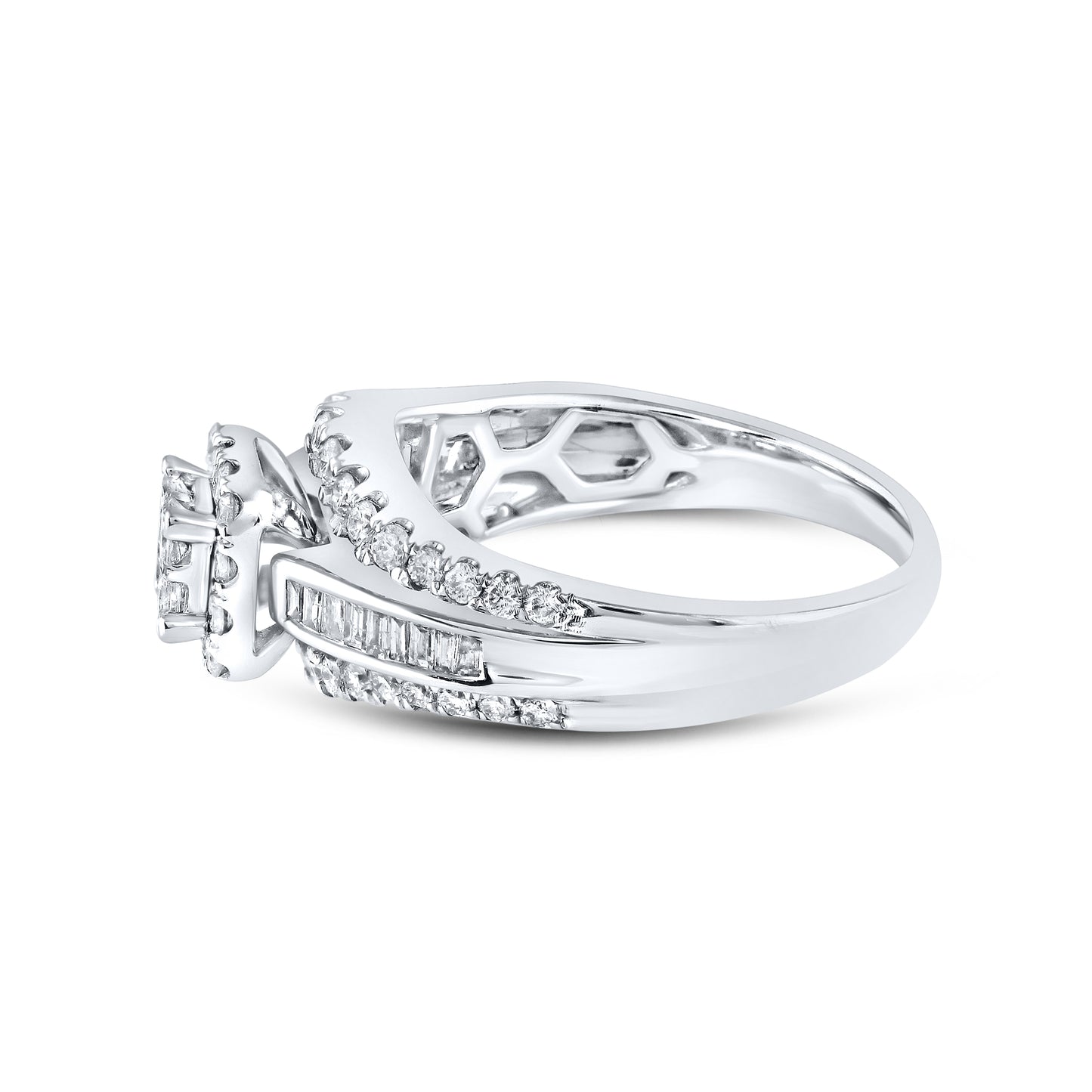 14kt White Gold 1 CTW Natural Diamond Ring