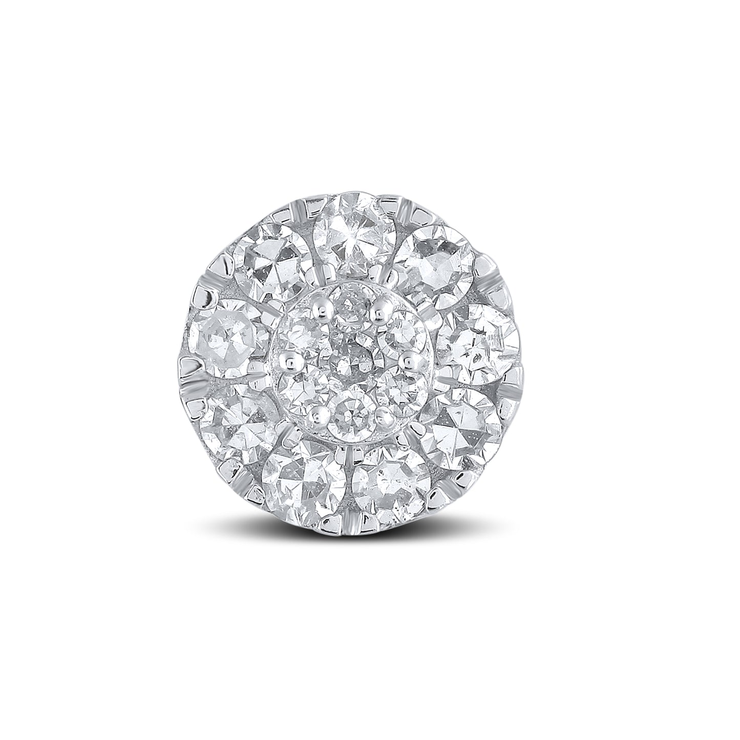 10kt white gold 0.70ctw Diamond Earrings