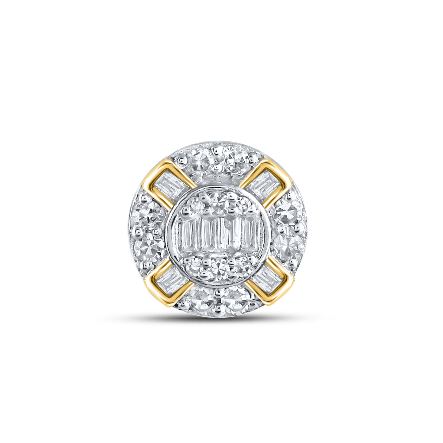10kt Yellow Gold 0.28 CTW Natural Diamond Earrings