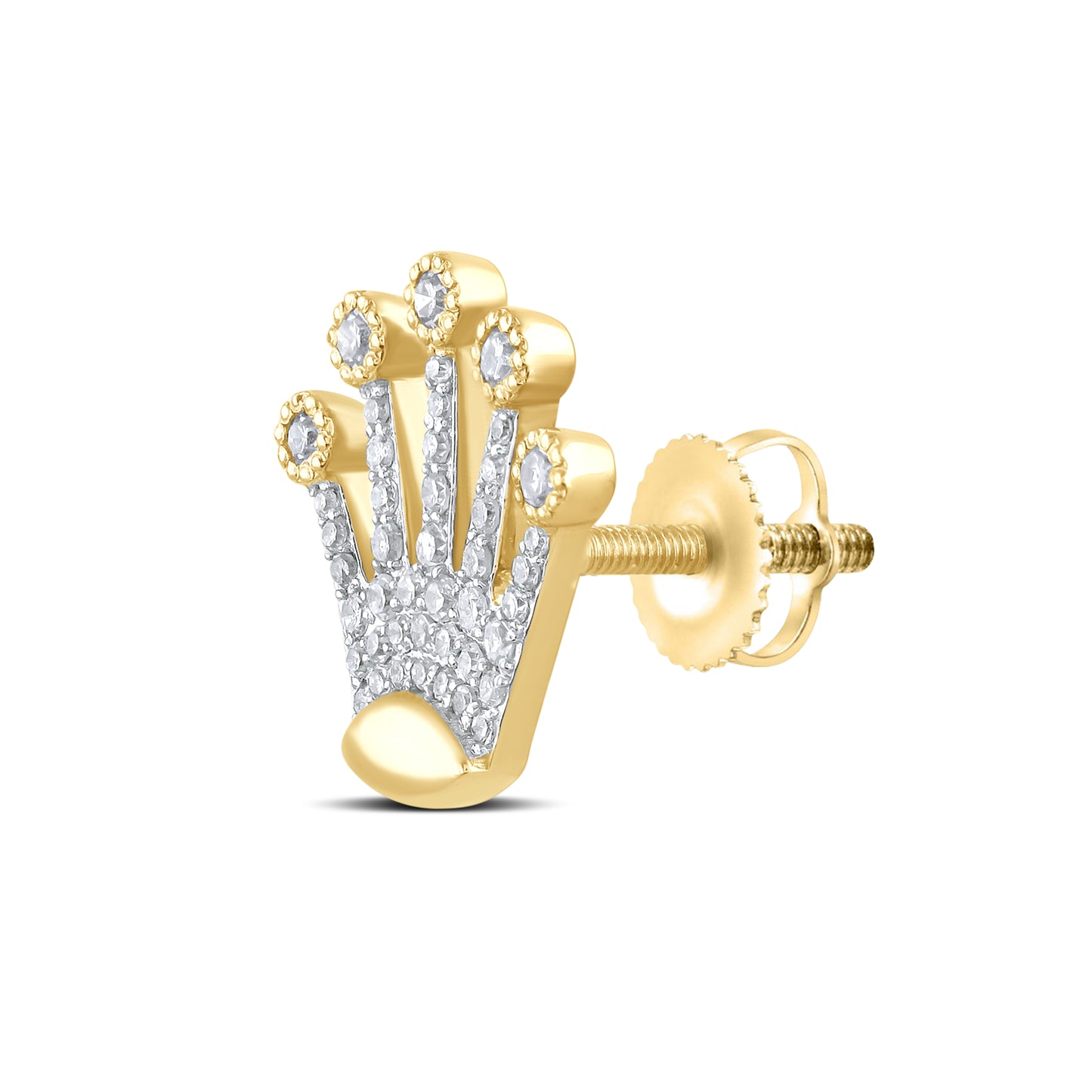 14kt Yellow Gold 0.50 CTW Natural Diamond Earrings