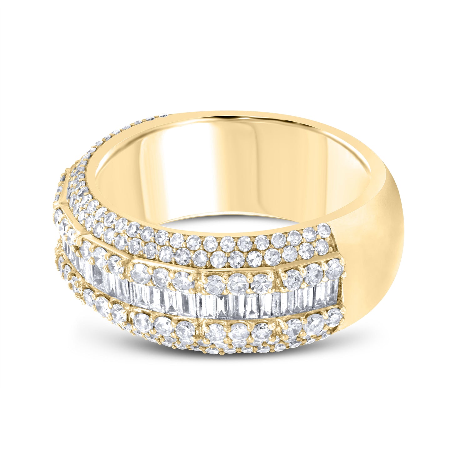 10k Yellow Gold 2.41 CTW Men’s Diamond Ring