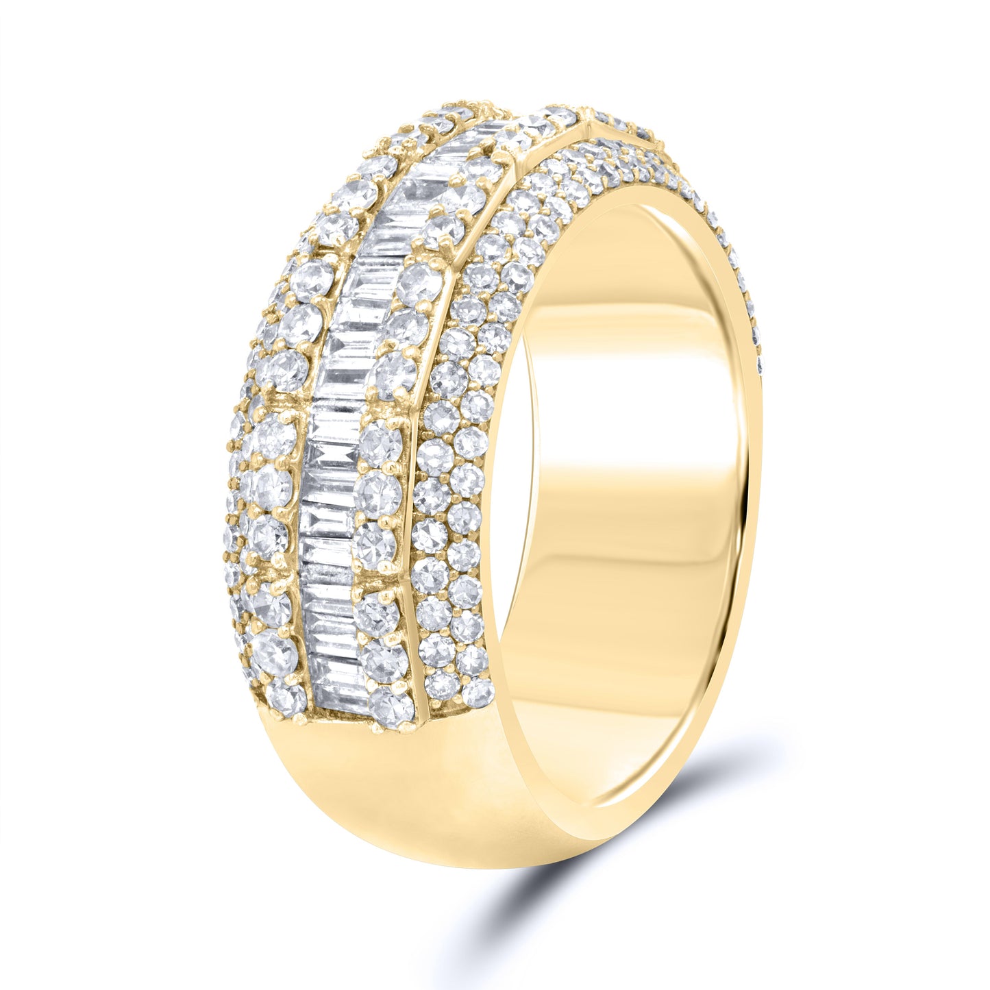 10k Yellow Gold 2.41 CTW Men’s Diamond Ring