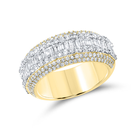 10k Yellow Gold 2.41 CTW Men’s Diamond Ring