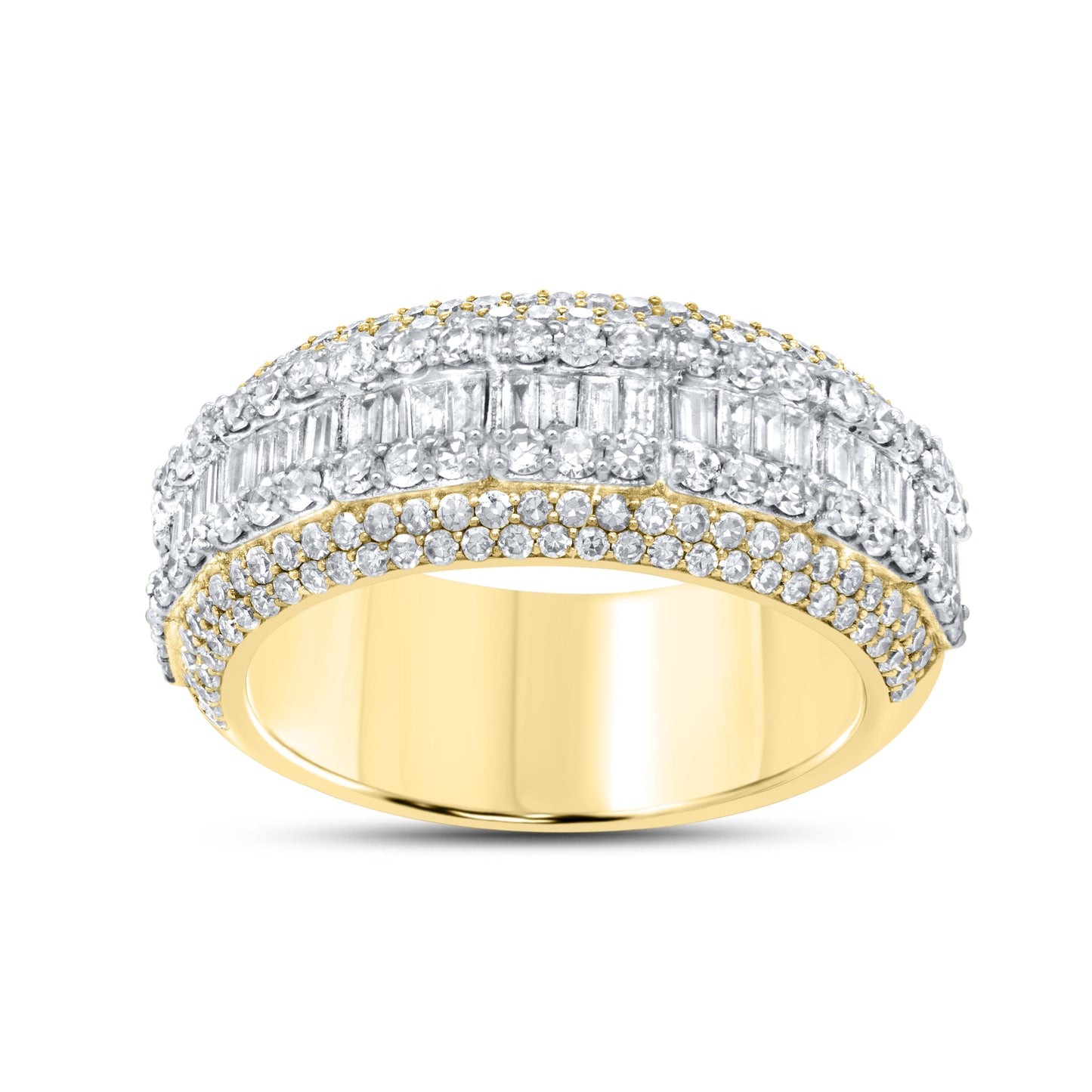 10k Yellow Gold 2.41 CTW Men’s Diamond Ring