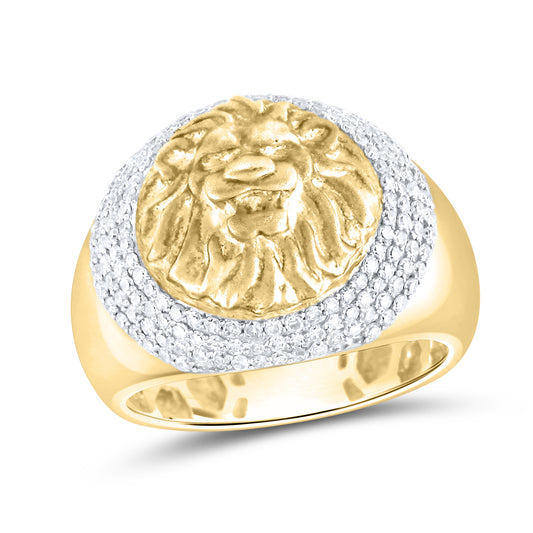 10kt Yellow Gold 1.02 CTW Men’s Natural Diamond Ring
