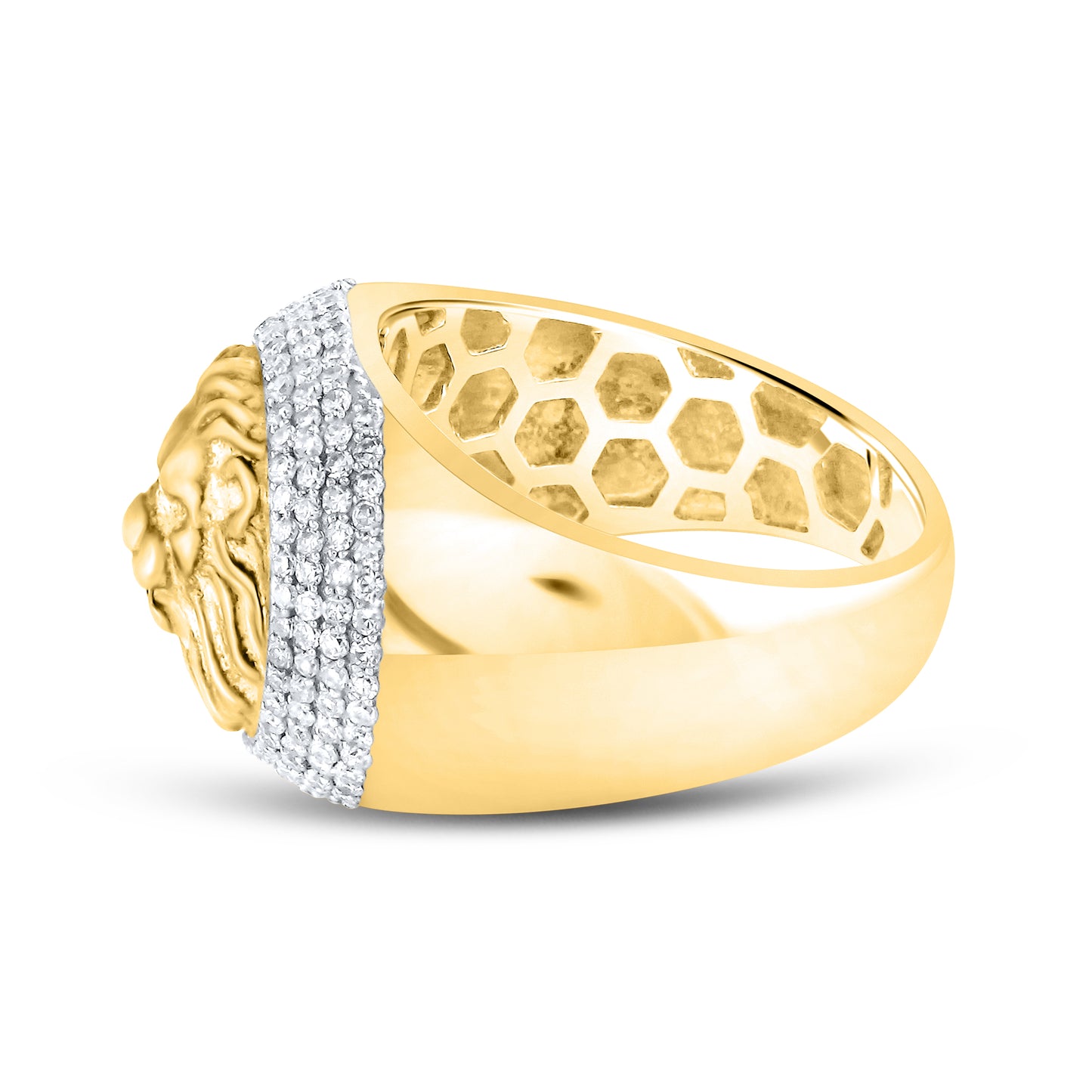 10kt Yellow Gold 1.02 CTW Men’s Natural Diamond Ring