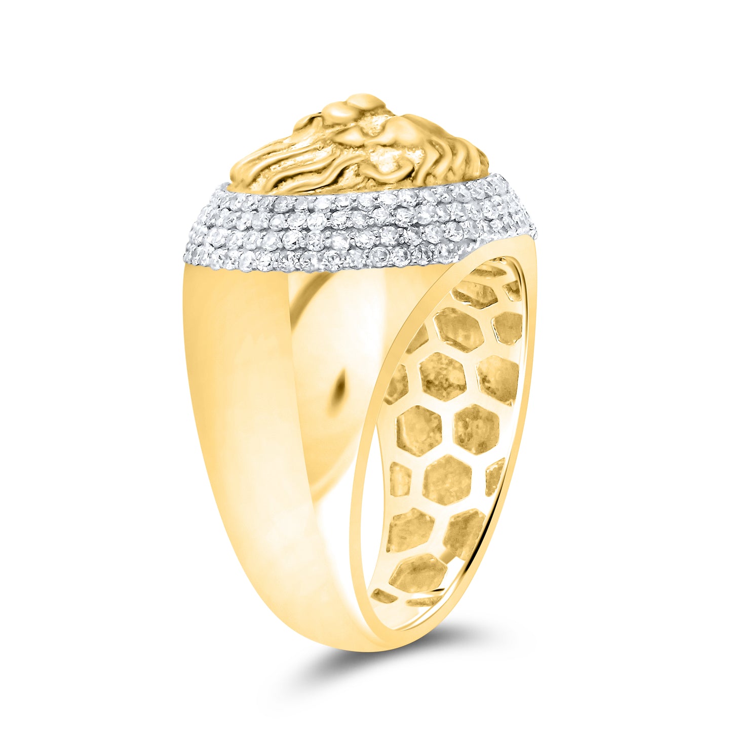 10kt Yellow Gold 1.02 CTW Men’s Natural Diamond Ring