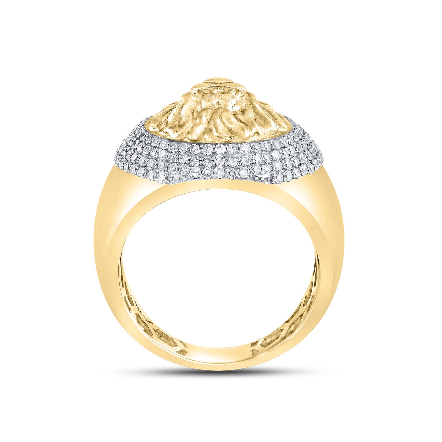 10kt Yellow Gold 1.02 CTW Men’s Natural Diamond Ring