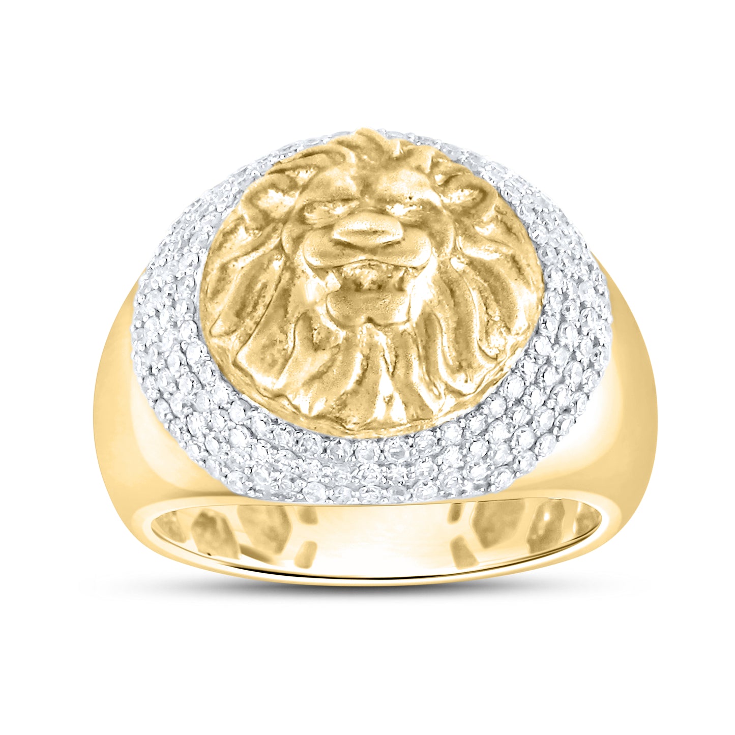10kt Yellow Gold 1.02 CTW Men’s Natural Diamond Ring