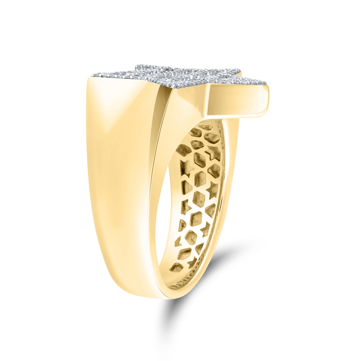 10kt Yellow Gold 0.76 CTW Men’s Natural Diamond Ring