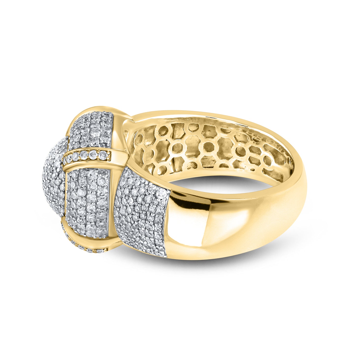10kt Yellow Gold 2 CTW Diamond Men's Ring