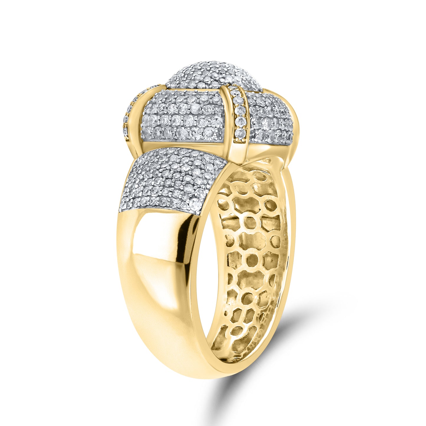10kt Yellow Gold 2 CTW Diamond Men's Ring