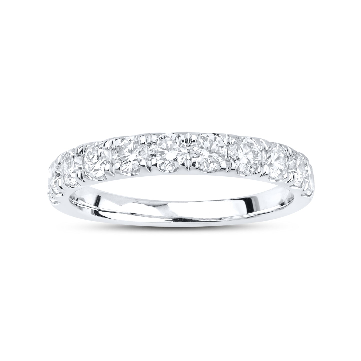 14kt White Gold 0.97 CTW Lab Diamond Band