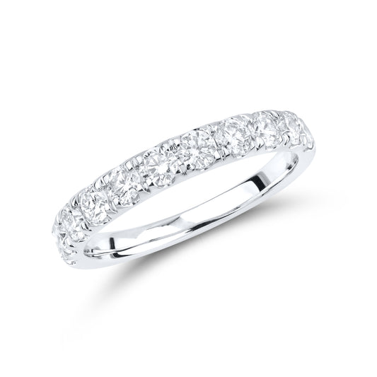 14kt White Gold 0.97 CTW Lab Diamond Band