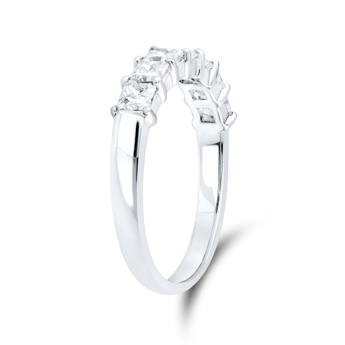 14kt White Gold 1.05 CTW Lab Diamond Band