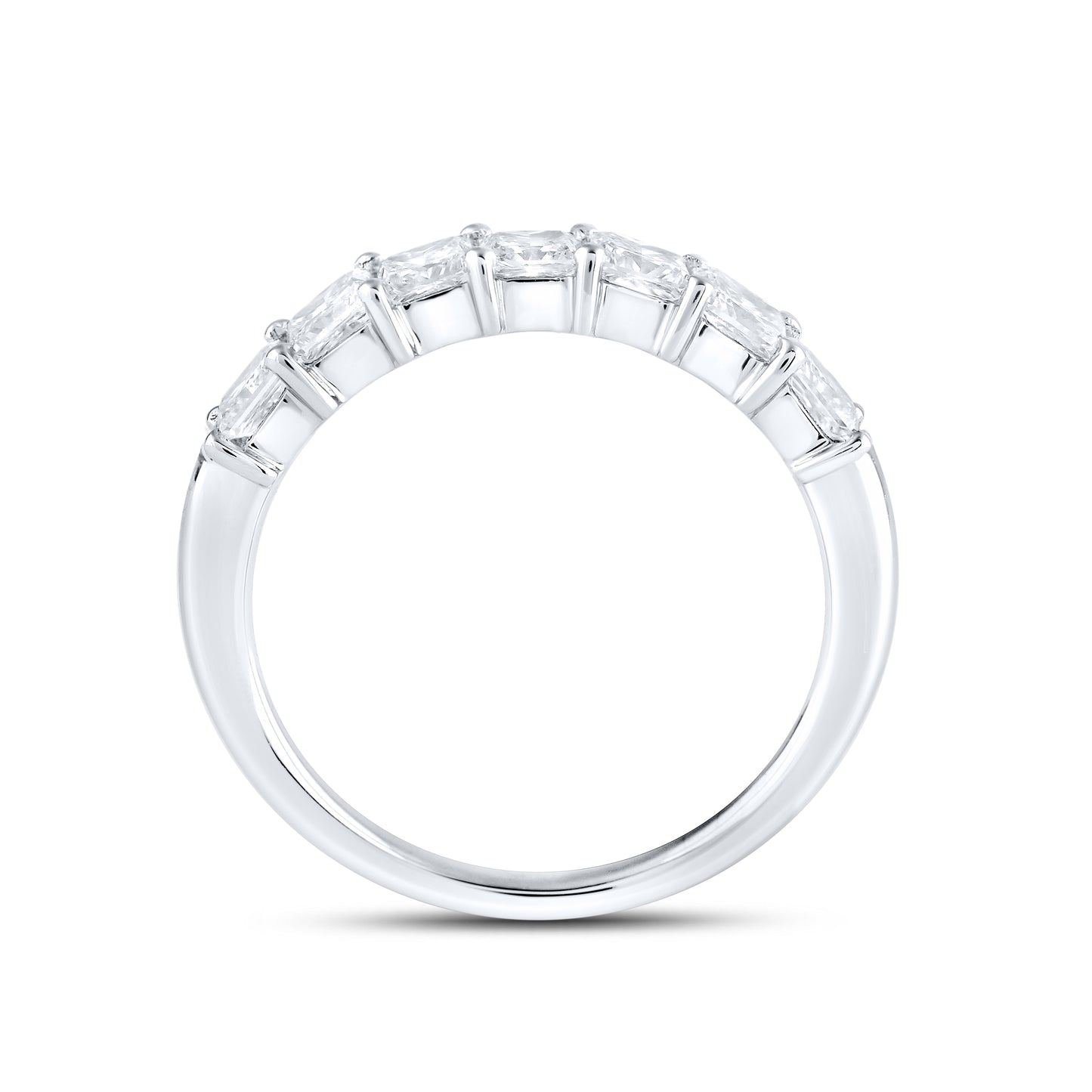 14kt White Gold 1.05 CTW Lab Diamond Band