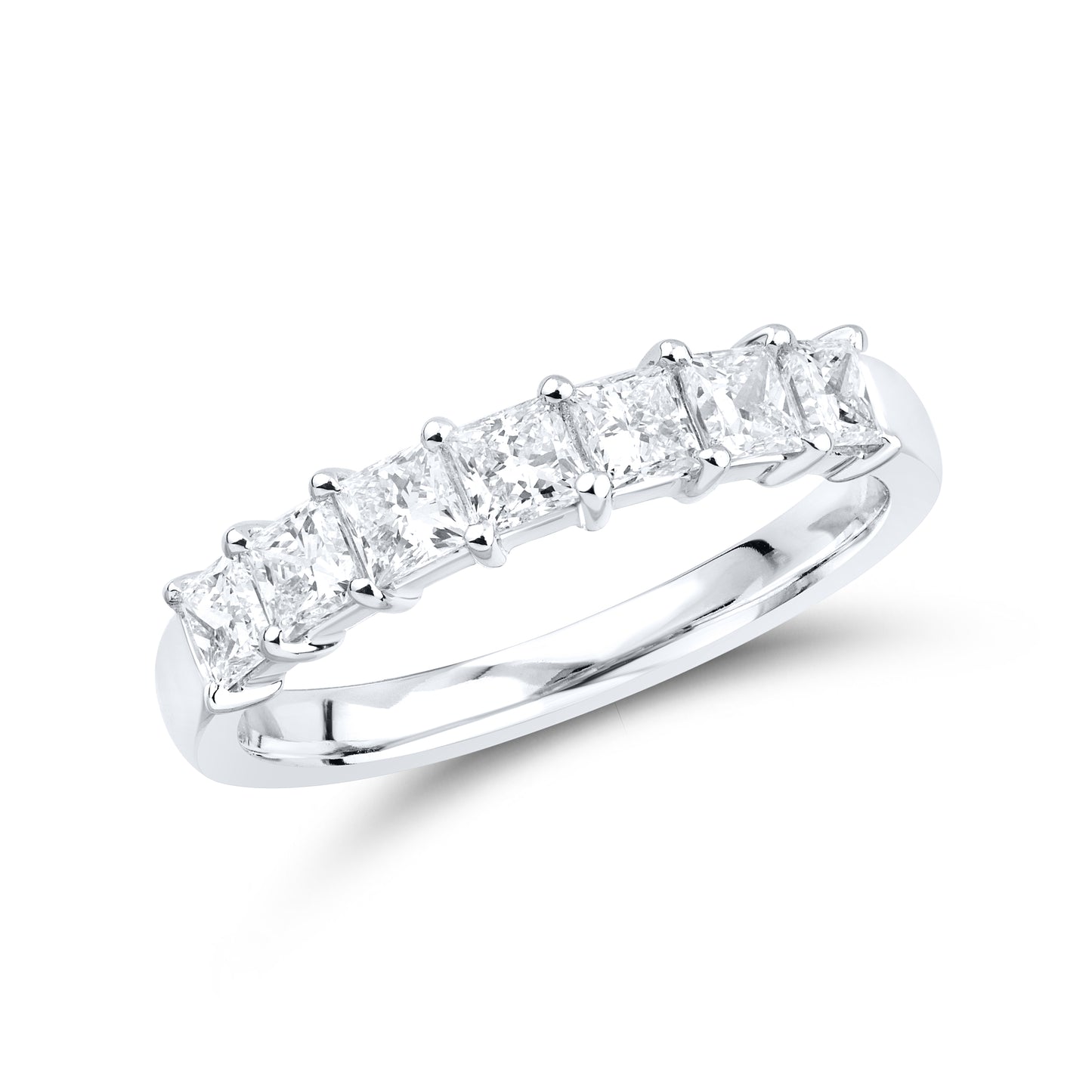 14kt White Gold 1.05 CTW Lab Diamond Band